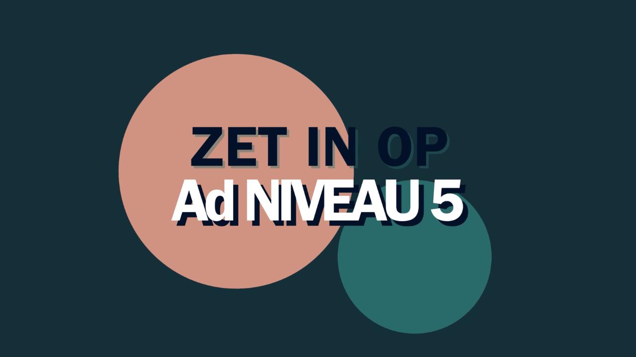 AD Niveau 5